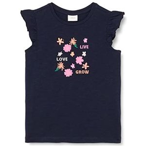 s.Oliver T-shirt voor meisjes, korte mouwen, blauw 5952, 128/134 cm