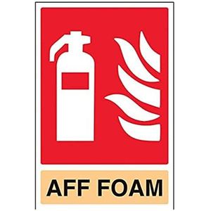 VSafety Aff Foam Brandblusser - 200mm x 300mm - Zelfklevende Vinyl
