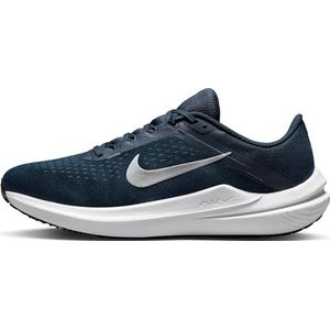 Nike Air Winflo 10 Herensneakers, College Navy/Metallic Silver, 48,5 EU, College Navy Metallic Zilver, 48.5 EU