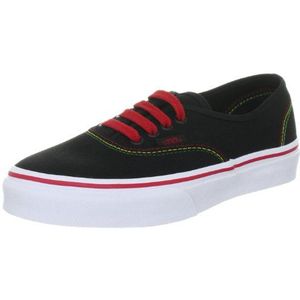 Vans Authentic VOKN6BI Uniseks sneakers voor kinderen, Zwart Rasta Black Red, 30 EU