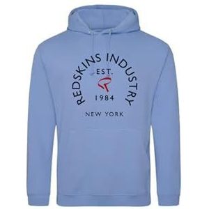 Redskins Sweater, capuchontrui, sport, bedrukt, kleding, kinderen, jongens en meisjes, winter, warm, model SC RS4102, hemelsblauw, 10 jaar, Turkoois, 10 ans