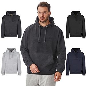 Iron Mountain Mens zachte fleece pullover capuchon hoodie, teruggewonnen garen Eco vriendelijke top, houtskool mergel, medium