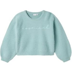 NAME IT Girl gebreide trui Boxy Fit, Ether, 116