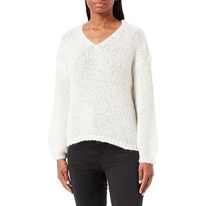 Bestseller A/S Dames VMADA LS V-hals GA NOOS trui, sneeuwwit, XS, Snow White, XS