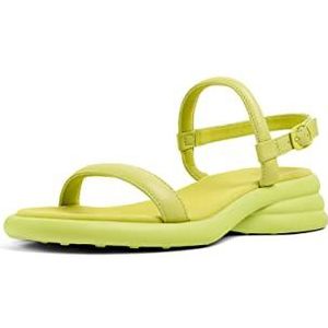 Camper Spiro Heeled Sandalen voor dames, medium groen, 39 EU, medium groen, 39 EU