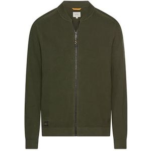 camel active - Vest in Bomberstijl - Bosgroen - Katoen