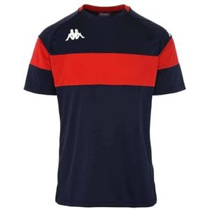 Kappa - Dareto shirt voor heren, marineblauw, rood, XXL