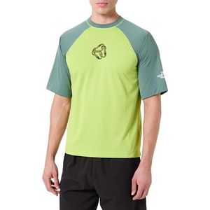 The North Face Uniseks Nse S/S Dotknit T-Shirt Meadow Grass/Duck Green S