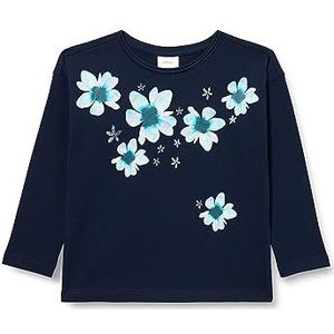 s.Oliver Junior T-shirt voor meisjes, lange mouwen, blauw 92, blauw, 92 cm