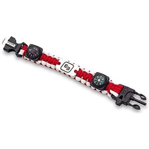 ELITE BAGS Elite Bags Survival-armband Wrists, fluorescerend rood/wit, QVM-00115/04