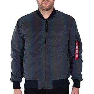 Alpha Industries MA-1 VF 59 Regenboog Reflecterend Bommenwerperjack voor Mannen Rainbow/Reflective