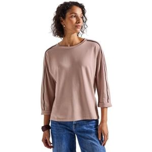 Street One Shirt met gallon strepen Faded Rose 42