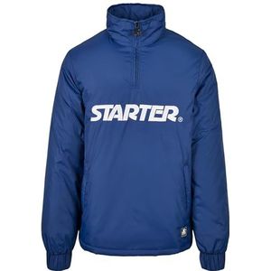 STARTER BLACK LABEL Heren Starter Logo Half Zip Jacket, Blue Night, S