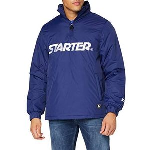 Starter Black Label Logo Half Zip Jacket, Kleur Blue Night, Maat XL, Blue Night, XL