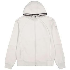 Champion Legacy C-Tech (220395) - TCV Stretch Poly-Cotton Interlock Full-Zip Sweatshirt met capuchon, Zilvergrijs/Antraciet (SVL/PHA), XXL Heren FW24, zilvergrijs/antraciet (Svl/Pha), XXL