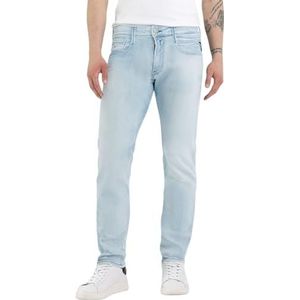 Replay Anbass Slim Fit Hyperflex Herenjeans met stretch, Superlight Blue 011, 28W / 34L