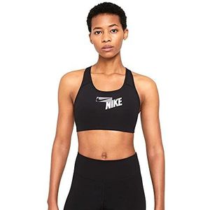 Nike W Nk Swoosh Logo Bra Pad Sportbeha voor dames