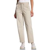 Street One Dames Straight Legs jeans in Beige, in size: 27