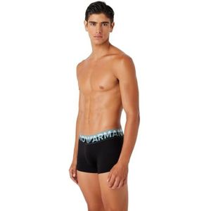 Emporio Armani Megalogo Trunks Herenschoenen, zwart, S