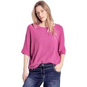 CECIL Structuurblou, Bloomy Pink, S