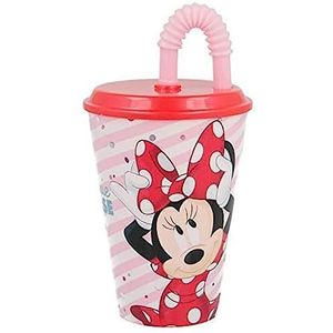 2673; herbruikbaar Disney Minnie Mouse rietje; inhoud 415 ml; product van kunststof; BPA-vrij