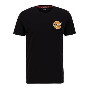 Alpha Industries NASA Davinci T Shirt voor heren Black