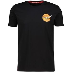 Alpha Industries NASA Davinci T Shirt voor heren Black