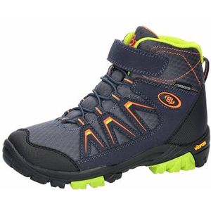 Brütting Mount Moran Trekkingslaarzen voor jongens, marine/citroen/oranje, 28 EU, Marine Lemon Orange, 28 EU