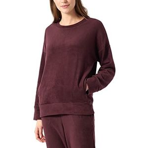 Schiesser Dames Sweatshirt Pyjamabovenstuk, bruin, 44