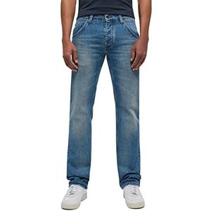 MUSTANG Heren Stijl Michigan Straight Jeans, middenblauw 582, 28W x 32L