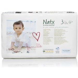 Naty by Nature Babycare Ecoluiers, maat 3, 4-9 kg, per stuk verpakt (52 stuks)
