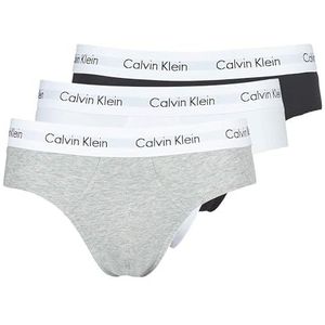Calvin Klein heren Hip Briefs 3p Hip Brief, zwart/wit/grijs, M