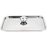 Nisbets cl189 deksel voor cl188 roestvrij staal mini braadpan, 150 mm x 100 mm