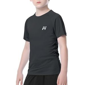 MEETWEE - Rash Guard - Zwart - UP2STK - Shirt voor Jongens - 8 Jaar