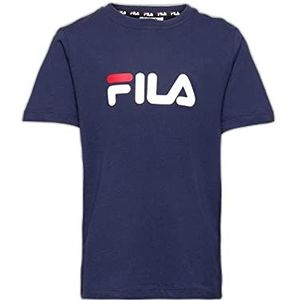 FILA Unisex Solberg Classic Logo T-shirt voor kinderen, medieval blue, 146/152 cm