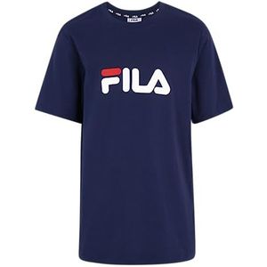 FILA Unisex Solberg Classic Logo T-shirt voor kinderen, medieval blue, 146/152 cm