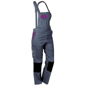 Fashion Sécurité Pep's Werkbroek, voor dames, grijs (grijs/violet), maat: S (36/38)