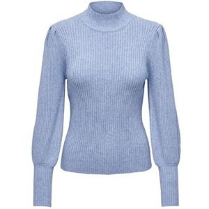 ONLY Onlkatia L/S Highneck Knt Noos dames Pullover, Allure/Detail:melange, XXL