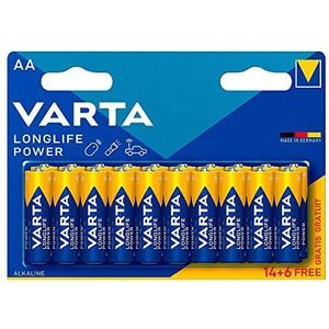 20 stuks AA-batterijen, LR6, 1,5 V, alkaline batterij Varta High Energy 2023