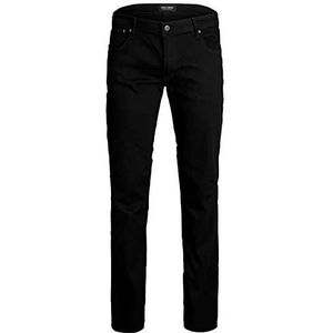 JACK & JONES Male Slim Fit Jeans met rechte pijpen Plus JJITIM JJORIGINAL AM 814 PLS, zwart denim, 40W x 34L