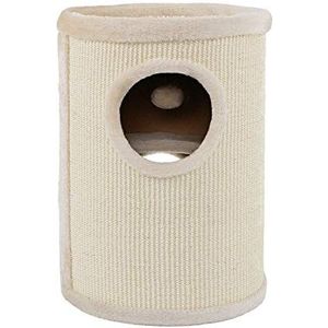 Krabtonn voor katten krabpaal met sisal (50 cm hoogte, Beige)