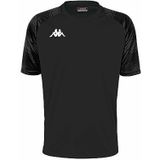KAPPA - 4TEAM - Trainingsshirt - Zwart - Interlockstof