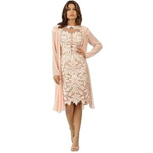 APART Fashion Chiffonjas voor dames, lichtroze, 40