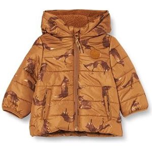 Noppies Baby Baby-jongens Boys Jacket Tavares Allover Print Jacket, Chipmunk-P700, 80, Chipmunk - P700, 80 cm