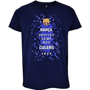 FC Barcelona Cotton Tee Logo T-shirt Unisex Volwassenen