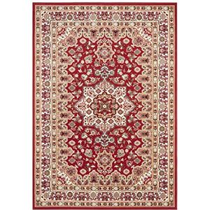 Nouristan Oosters laagpolig tapijt Parun Täbriz rood, 120x170 cm