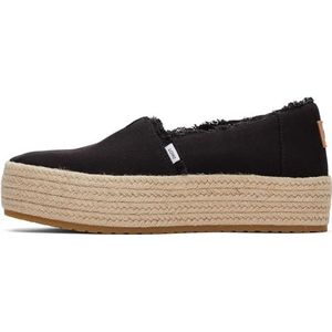 Toms - Valencia - Espadrilles - Zwart - Vegan
