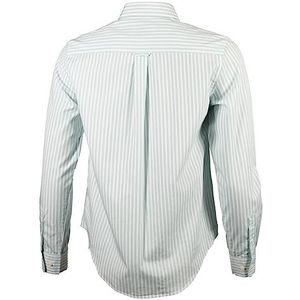 GANT Dames Reg Poplin Striped Shirt Blouse, Dusty Turquoise, 36