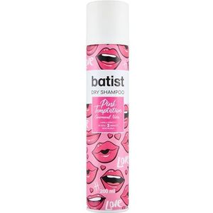 Batist Trockenshampoo Pink Temptation Trockenshampoo mit Vanilleduft, duftendes Trockenshampoo für Frisuren und Styling, für alle Haartypen, 200 ml, Made in Italy