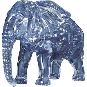 Crystal Puzzel | 3D-olifant | transparant design | 40 delen | bouwpakket voor kinderen en volwassenen HCM Kinzel